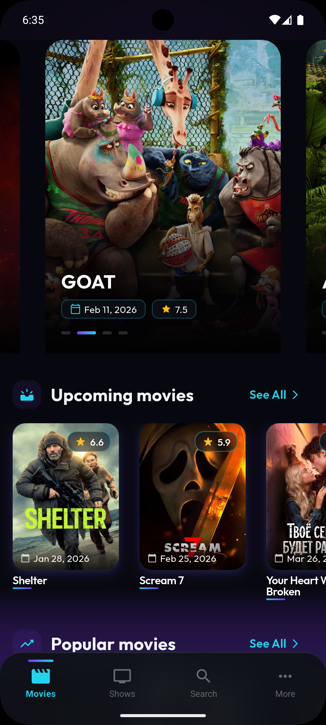 CineTrack Screenshot 1