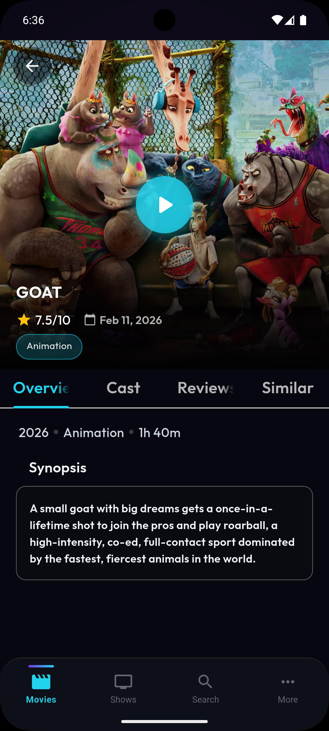 CineTrack Screenshot 2